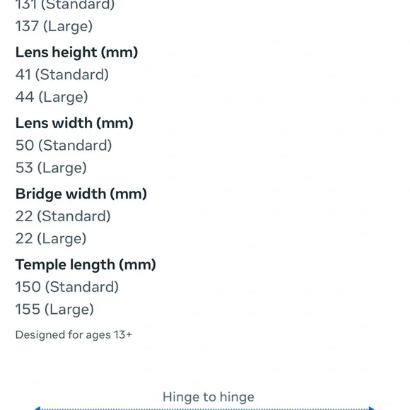 Meta Skyler Gen 1 Shiny Black w/ Cerulean Blue Tint transition lenses AI Glasses - Picture 4 of 10